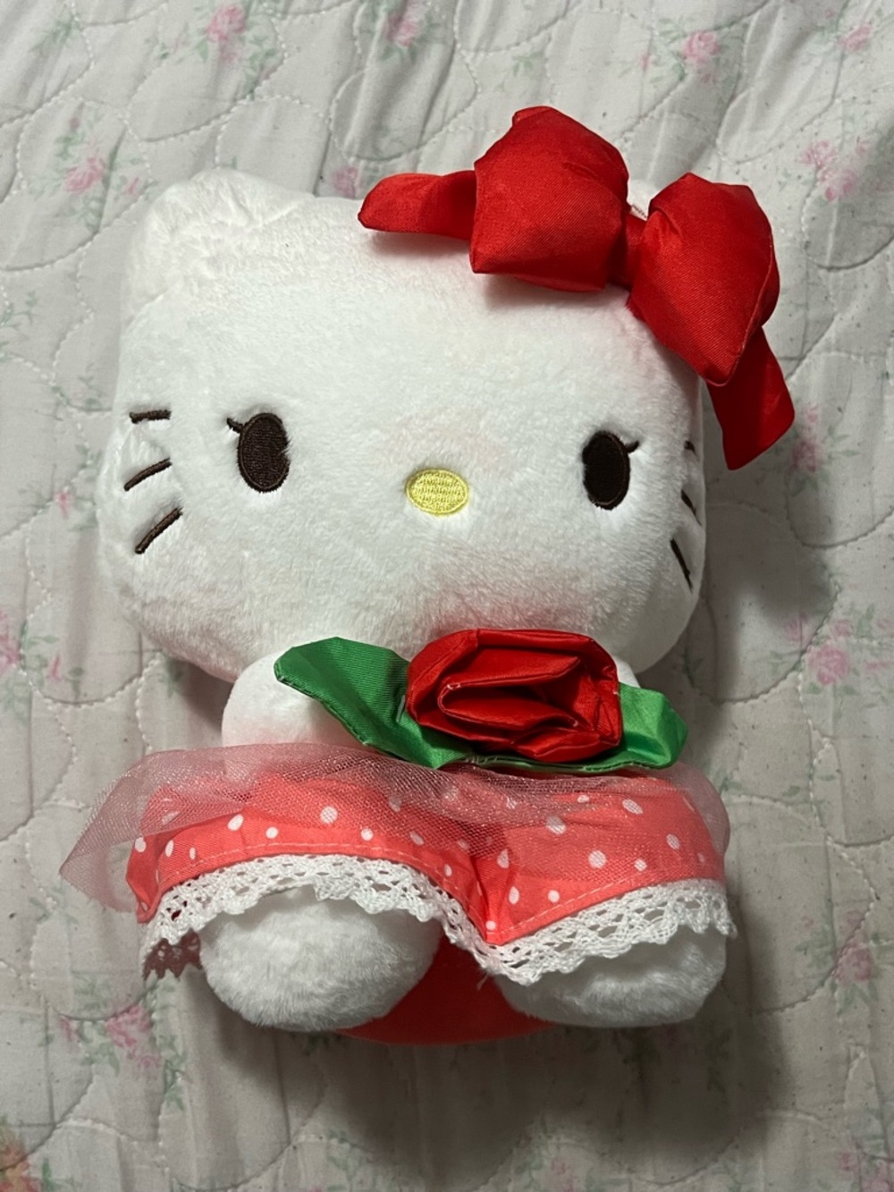 Sanrio Hello Kitty Plush with Rose